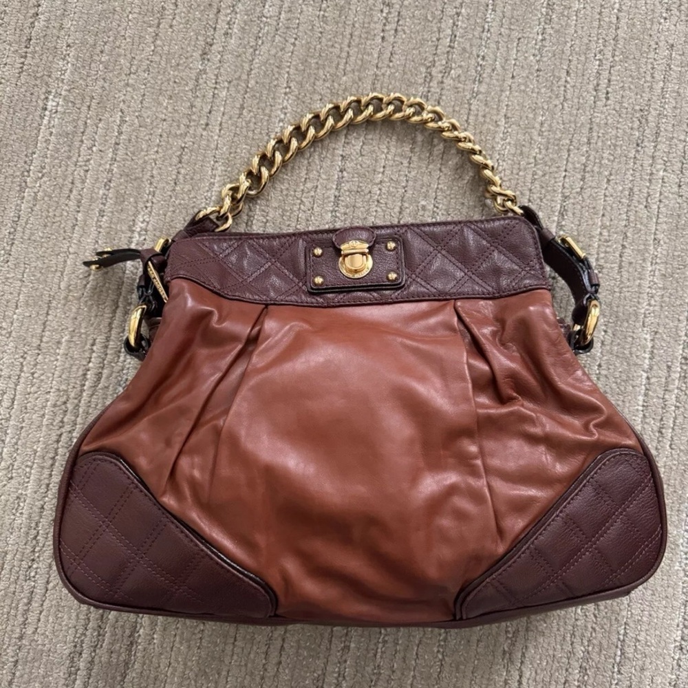 Vintage Marc Jacobs Brown Leather Bag - Almost Brand New - Excellent Condition
